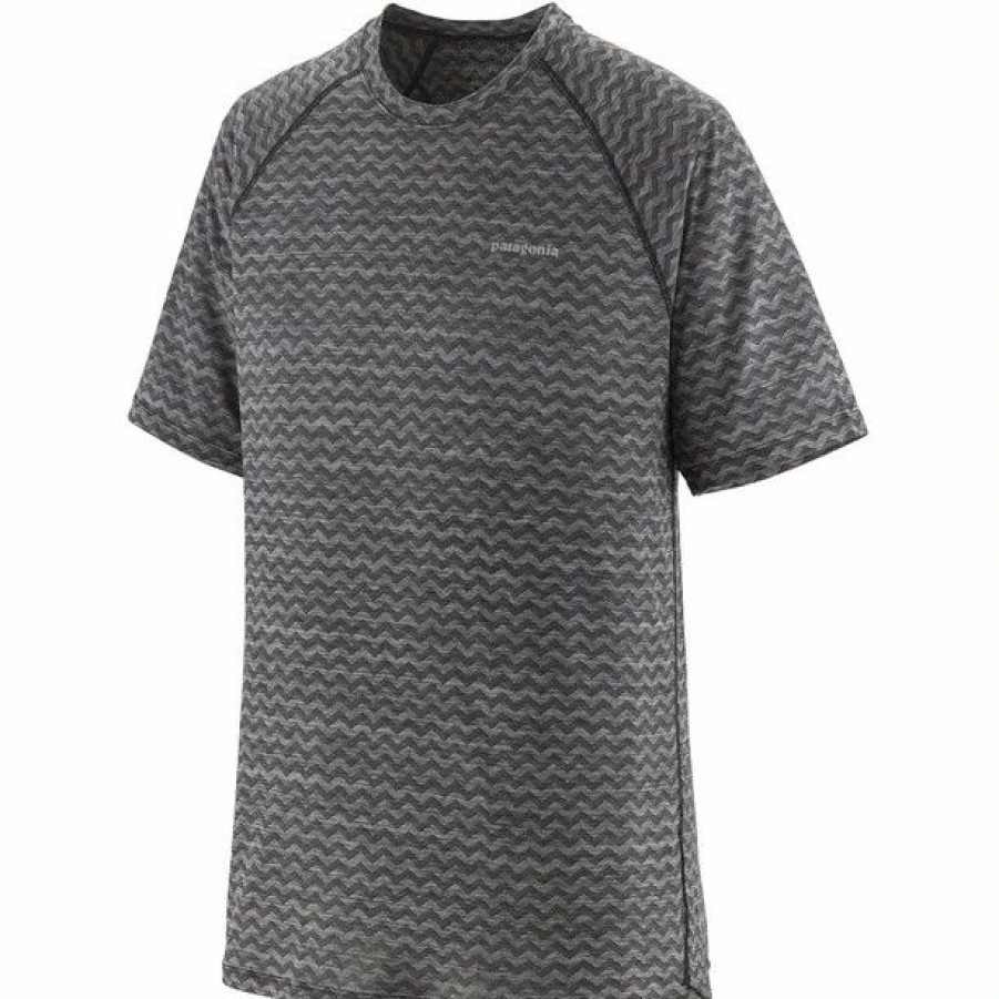 Hot * Patagonia Ridge Flow T-Shirt Men Black