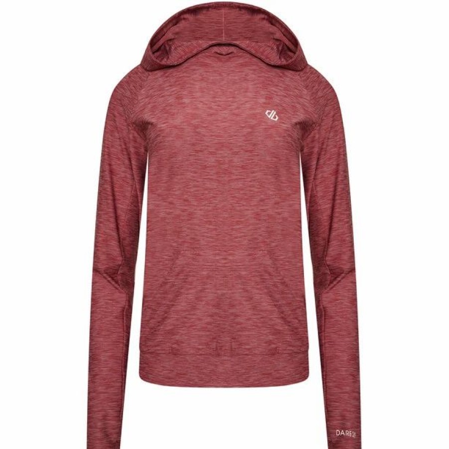 New * Dare 2B Sprint City Hoodie Women Earth Rose Marl