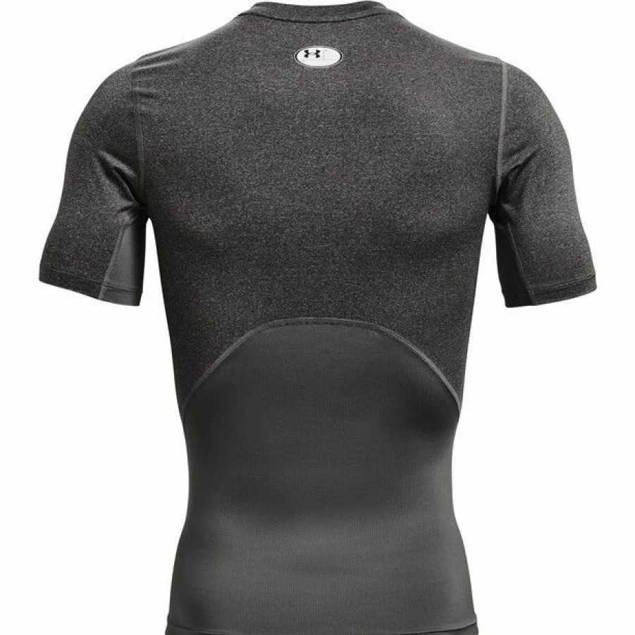 Best * Under Armour Heatgear Armour Short Sleeve Shirt Men Carbon Heather