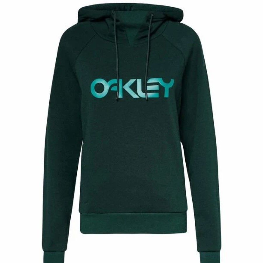 Online * Oakley 2 Fleece Hoody Women Hunter Green (Helmet)