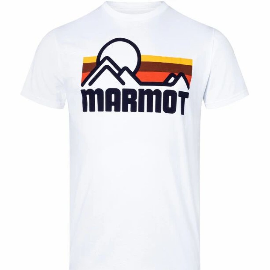 Hot * Marmot Coastal Ss Tee Men White