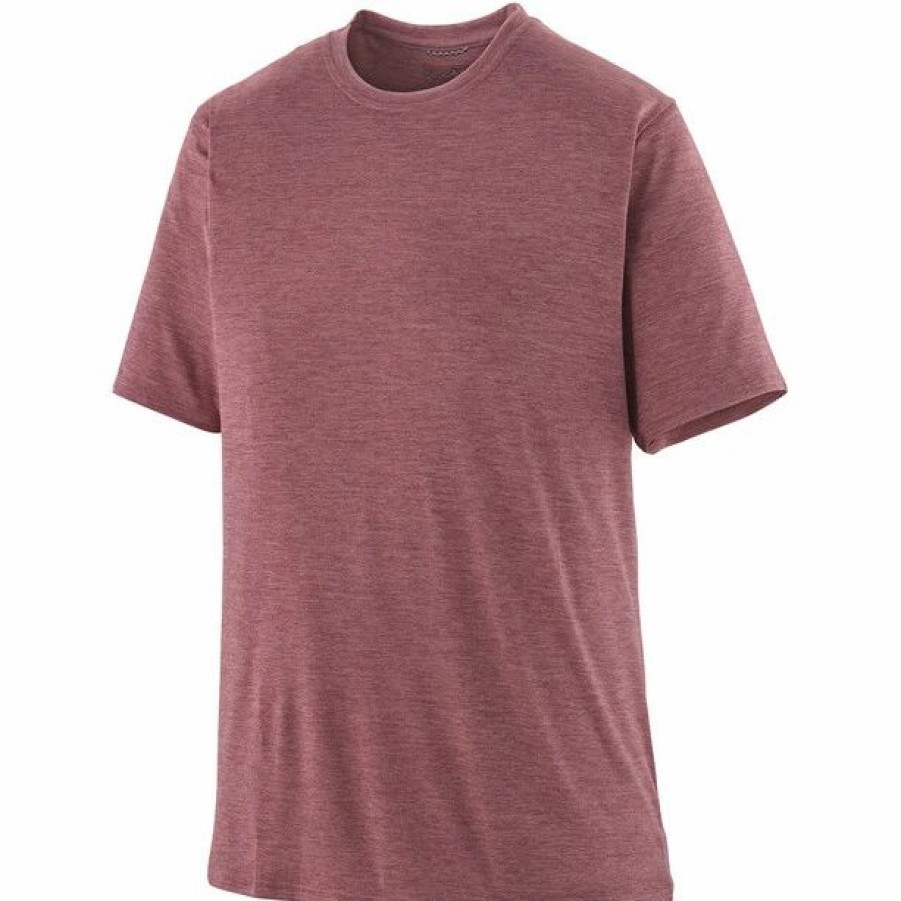 Best * Patagonia Cap Cool Daily T-Shirt Men Evening Mauve Light Evening Mauve X-Dye