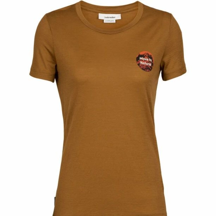 Best * Icebreaker Tech Lite Ii Natural Alps Ss Tee Women Clove