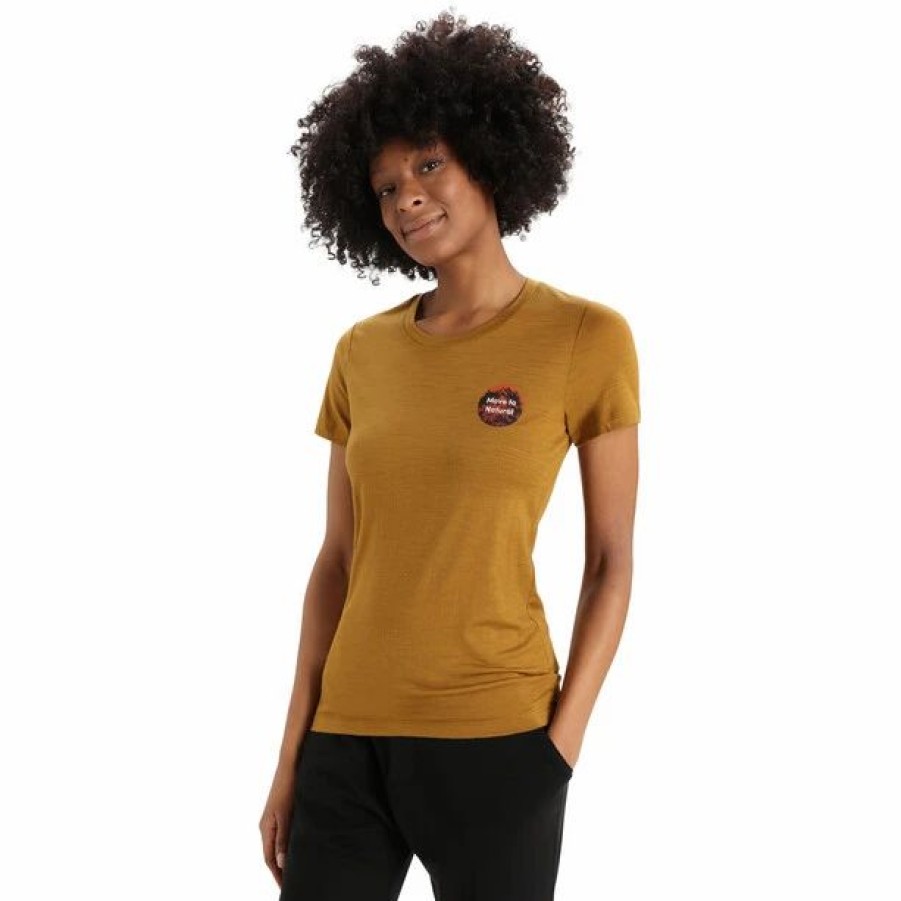 Best * Icebreaker Tech Lite Ii Natural Alps Ss Tee Women Clove