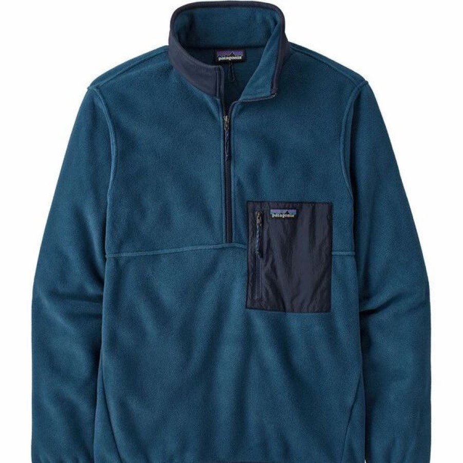 Wholesale * Patagonia Microdini Half Zip Pullover Men Tidepool Blue