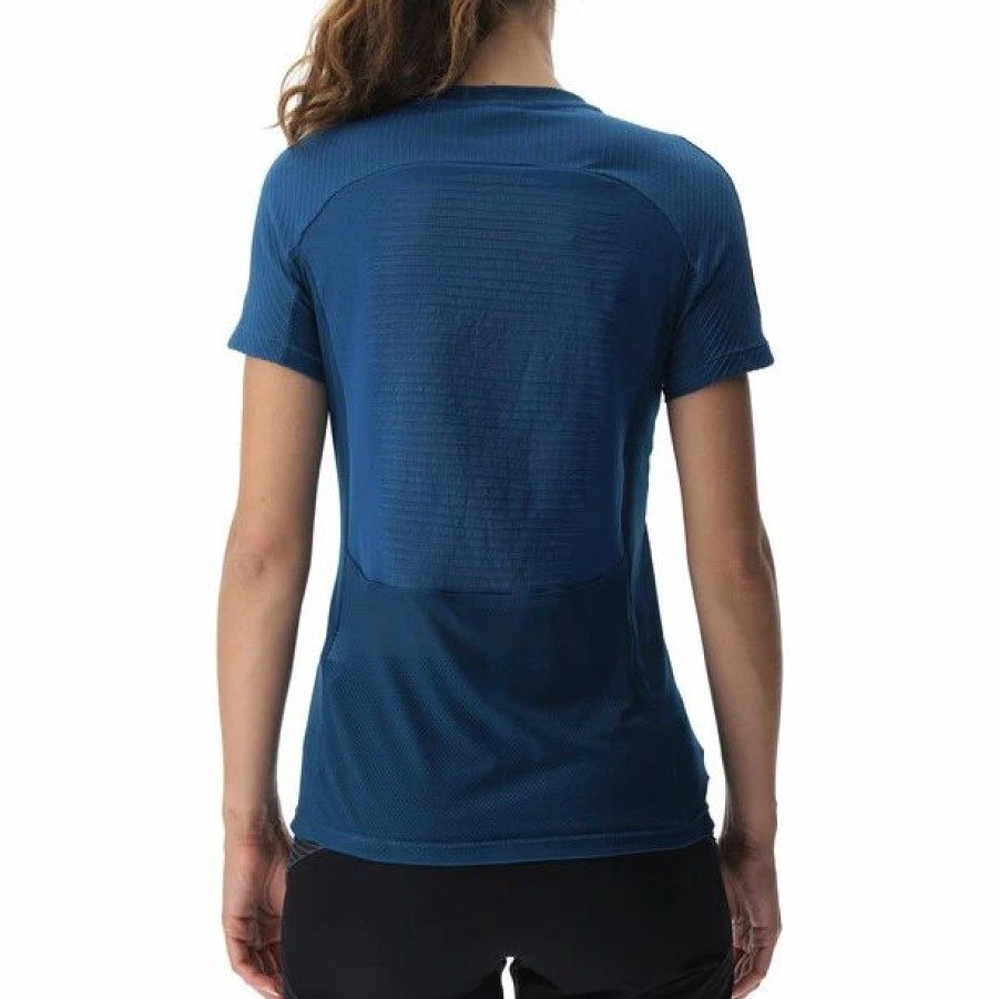 Best * Uyn Crossover Short Sleeve Shirt Women Blue Poseidon