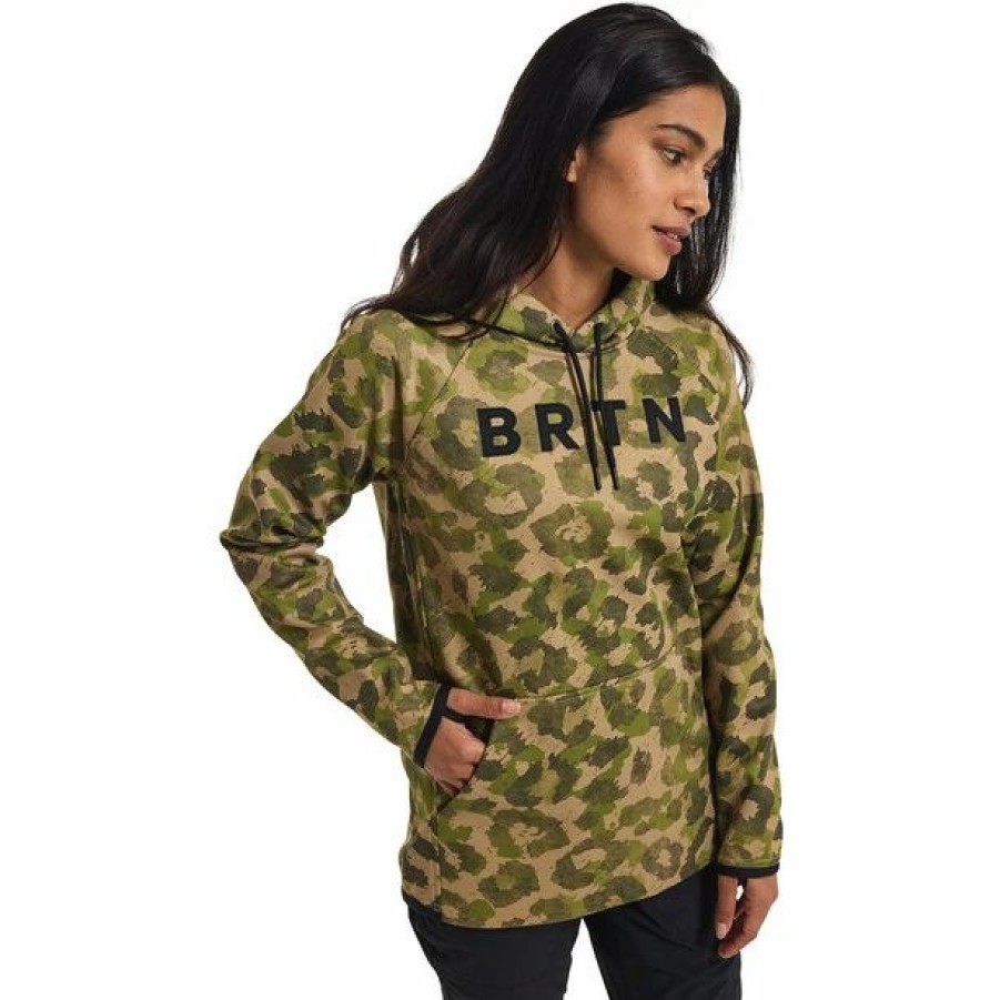 New * Burton Crown Fleece Pullover Weatherproof Women Felidae