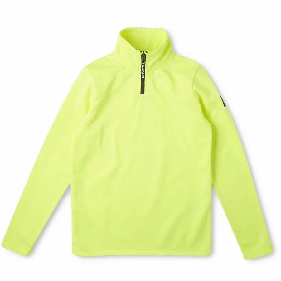 Hot * O'Neill Solid Half Zip Fleece Boys Pyranine Yellow