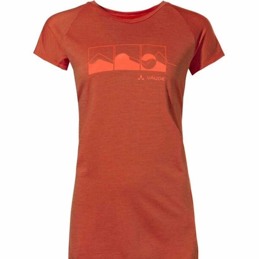 Best * Vaude Tekoa Wool Ss T-Shirt Women Hotchili