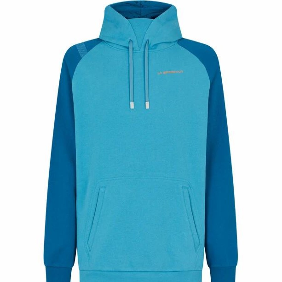 Clearance * La Sportiva Rockfire Hoody Men Topaz/Space Blue