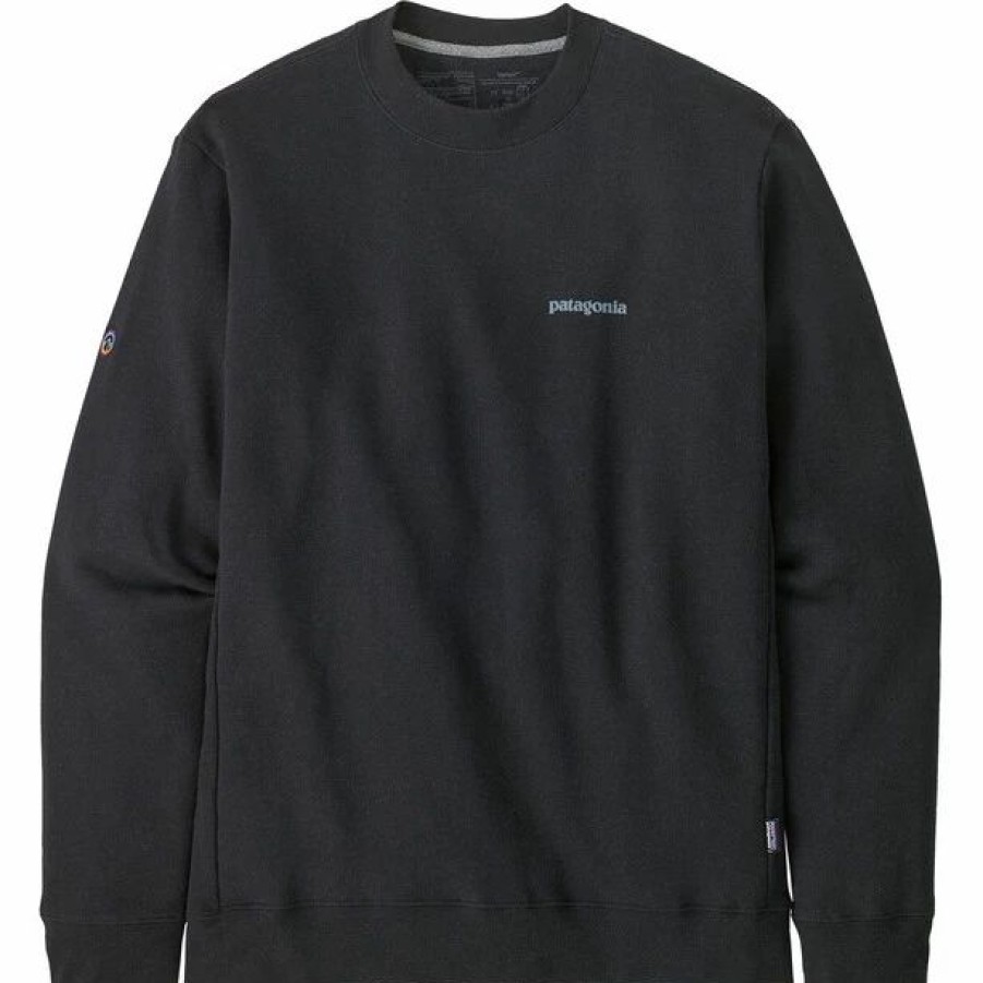 Clearance * Patagonia Fitz Roy Icon Uprisal Crew Sweatshirt Black/Inbk