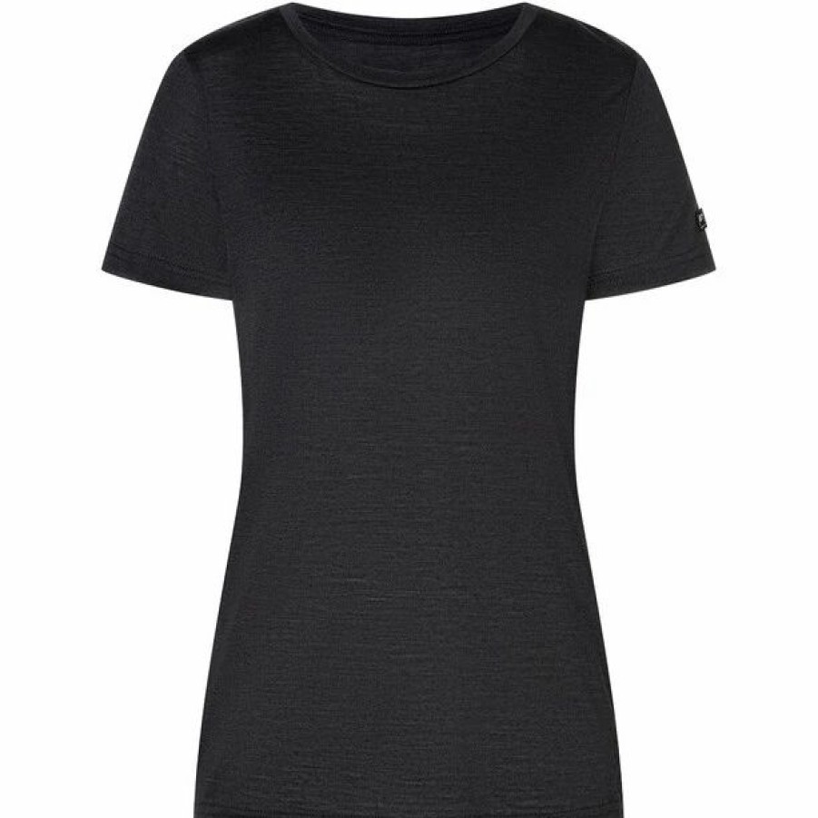 New * Super.Natural The Essential Tee Women Jet Black Melange