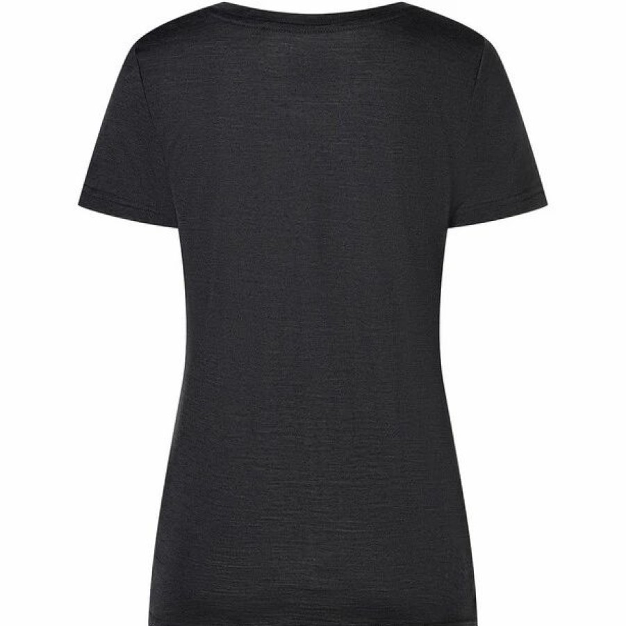 New * Super.Natural The Essential Tee Women Jet Black Melange