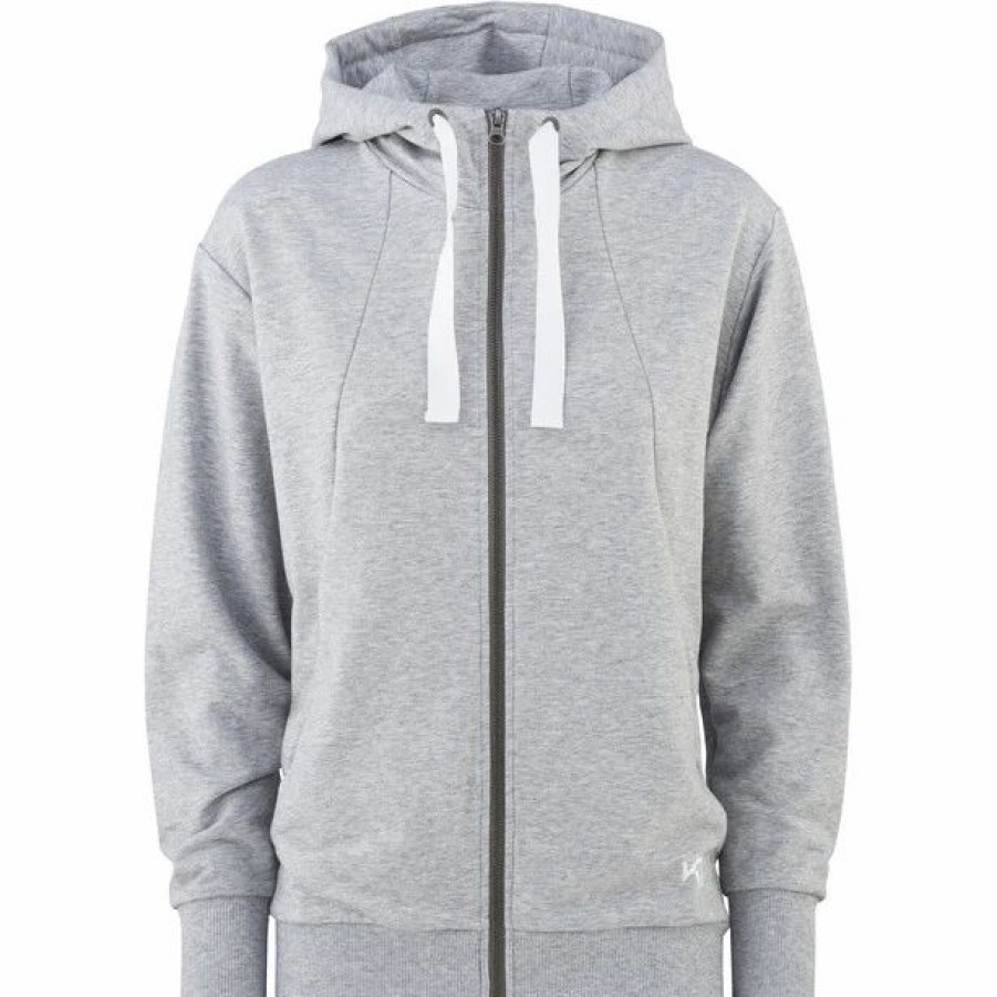 Best * Kari Traa Traa Lounge Full Zip Hoodie Women Grey Melange