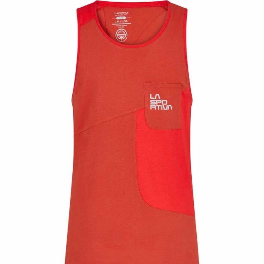 Online * La Sportiva Dude Tank Men Saffron/Goji