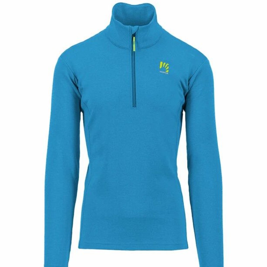 Best * Karpos Pizzocco Half Zip Top Men Blue Jewel