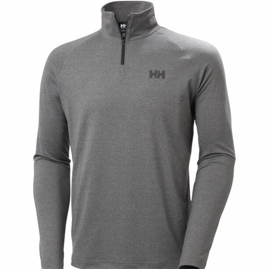 Best * Helly Hansen Verglas 1/2 Zip Pullover Men Ebony