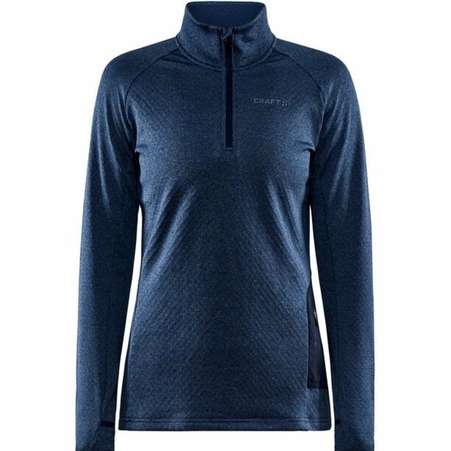 Online * Craft Core Trim Thermal Midlayer Women Blues Melange