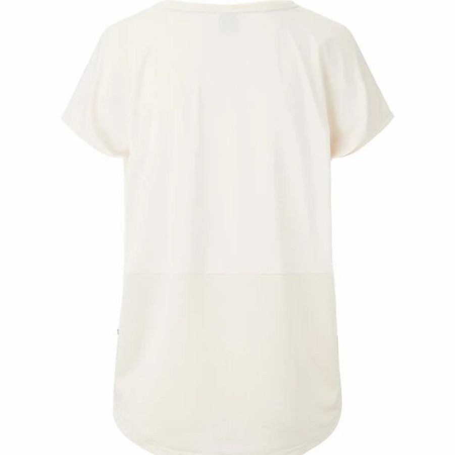 Clearance * Picture Kiersi Tech Short Sleeve Tee Women Smoke White