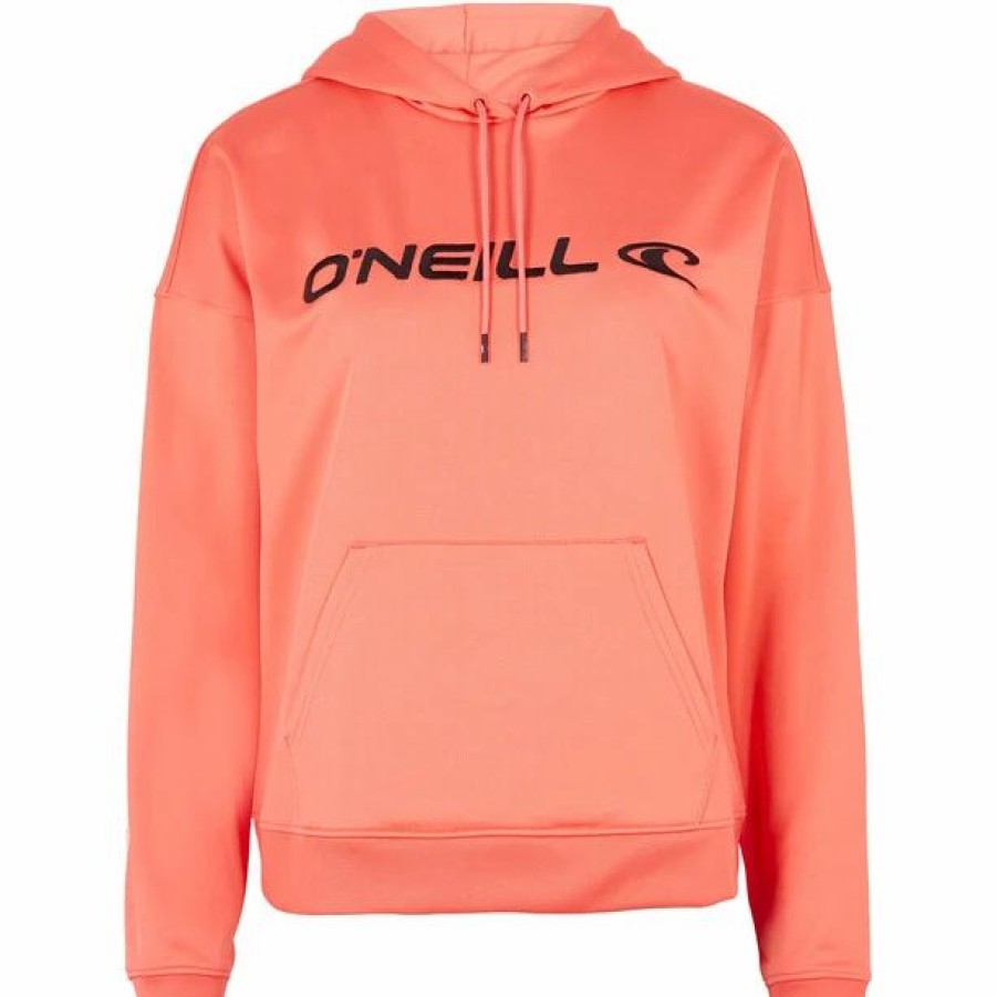 Clearance * O'Neill Rutile Hooded Fleece Women Georgia Peach