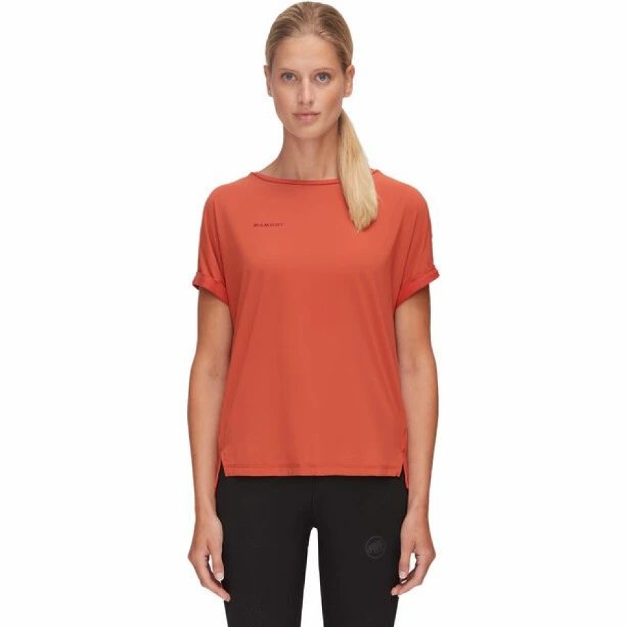 New * Mammut Tech T-Shirt Women Terracotta