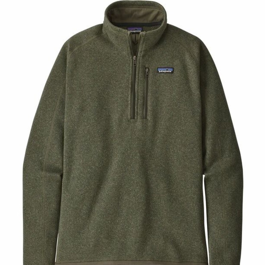 Online * Patagonia Better Sweater 1/4 Zip Men Industrial Green