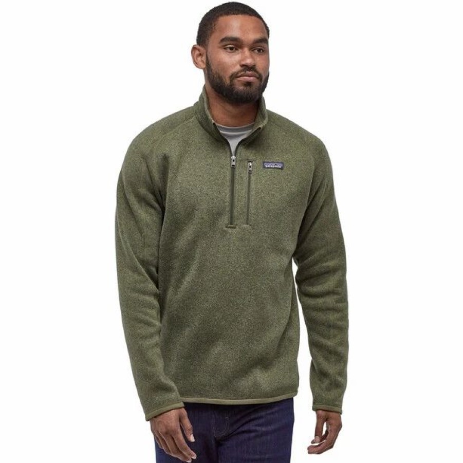 Online * Patagonia Better Sweater 1/4 Zip Men Industrial Green