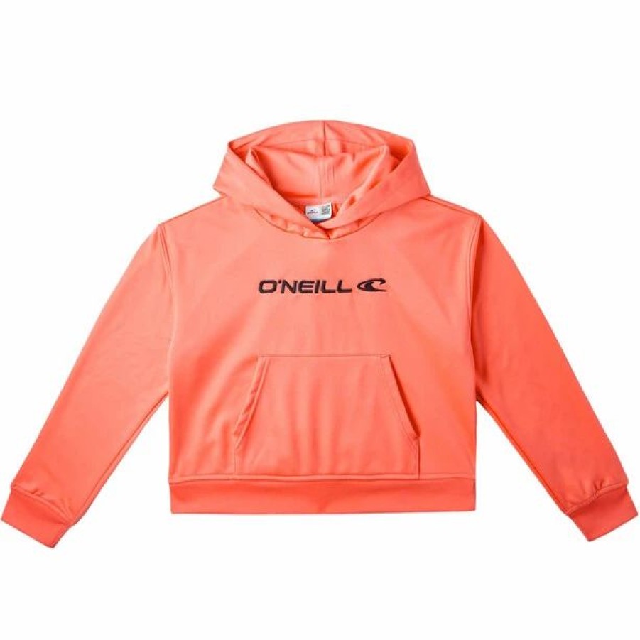 Clearance * O'Neill Rutile Hooded Fleece Girls Georgia Peach