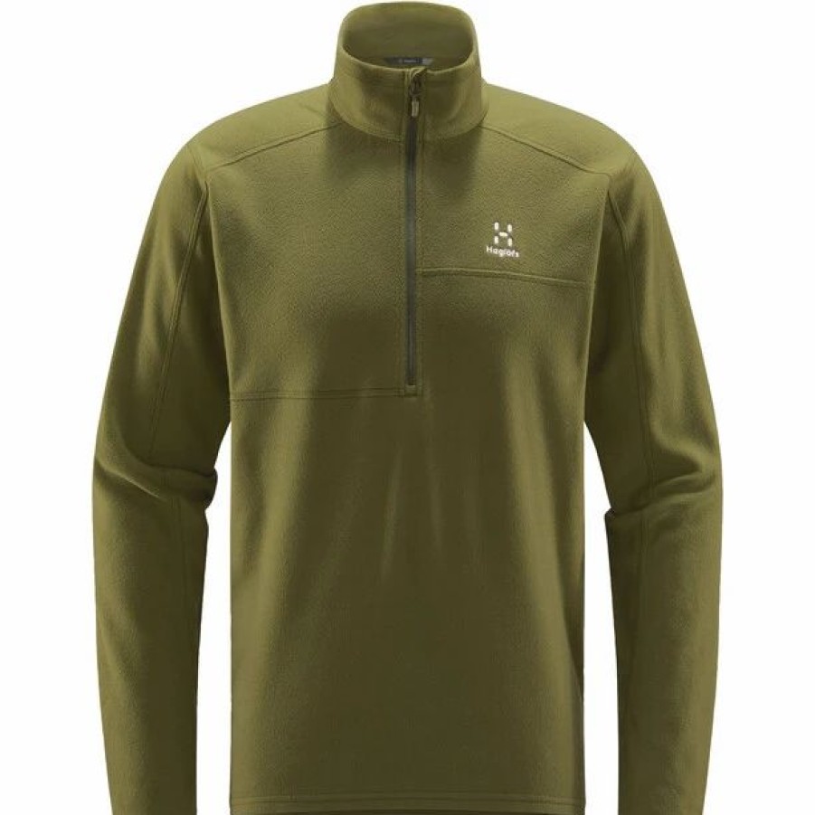 Hot * Haglofs Haglofs Buteo 1/2 Zip Jacket Men Olive Green