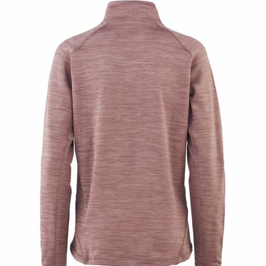 New * Kari Traa Berthe Midlayer Half Zip Women Taupe