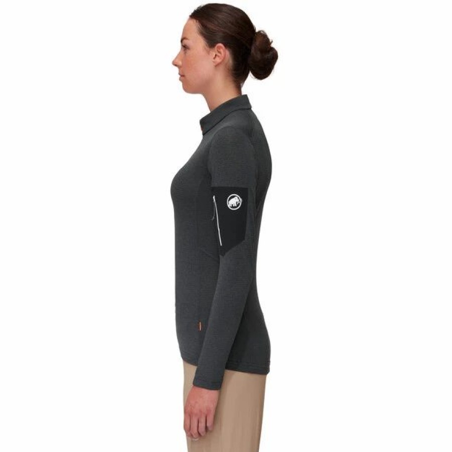 Online * Mammut Aenergy Light Midlayer Half Zip Pullover Women Black/Phantom