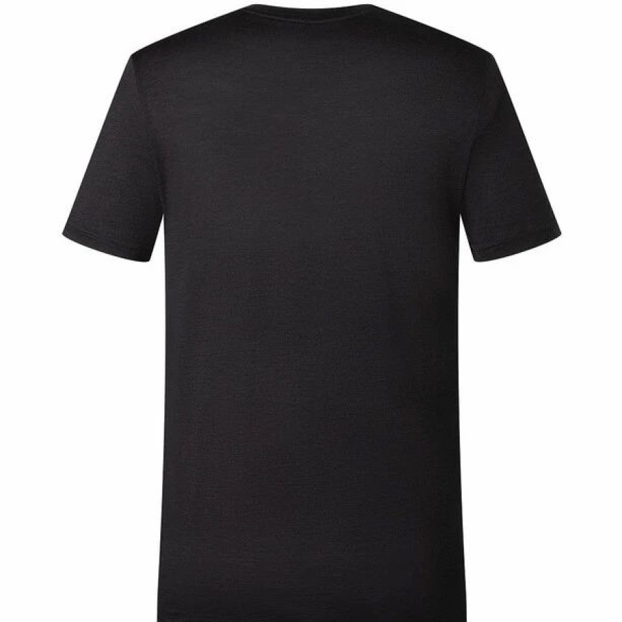 New * Super.Natural Wilderness Tee Men Jet Black Melange/Various