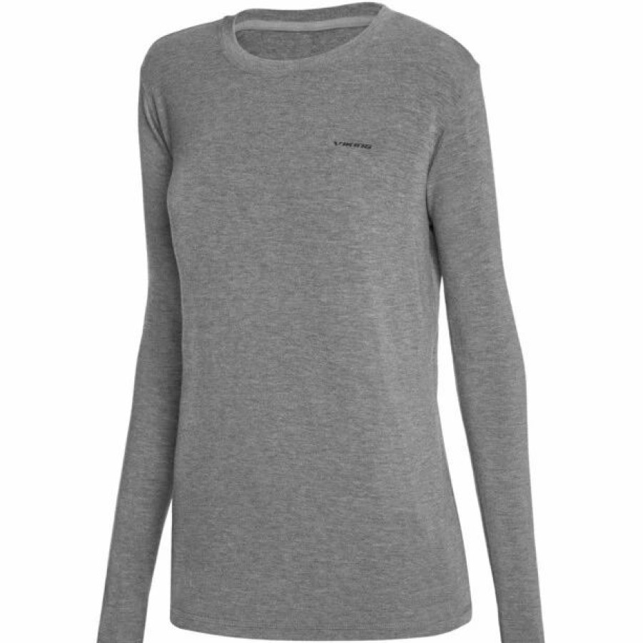 Wholesale * Viking Europe Teres Bamboo Longsleeve Top Women Dark Grey