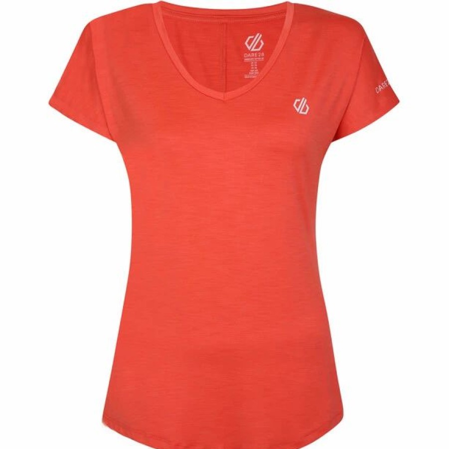 Online * Dare 2B Vigilant Tee Women Neon Peach