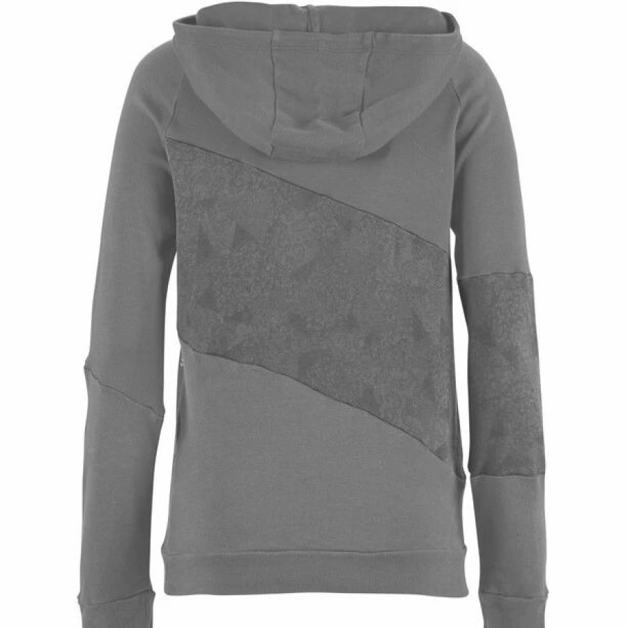 Clearance * E9 Aida Fleece Hoody Women Sand Grey