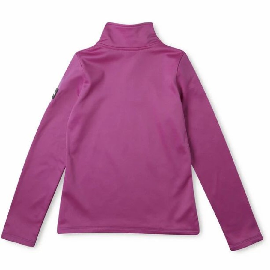 Best * O'Neill Solid Half Zip Fleece Girls Fuchsia Red