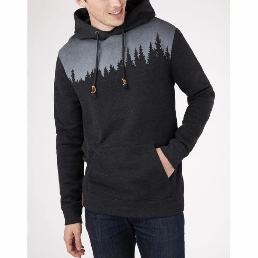 Online * Tentree Juniper Classic Hoodie Men Meteorite Black Heather