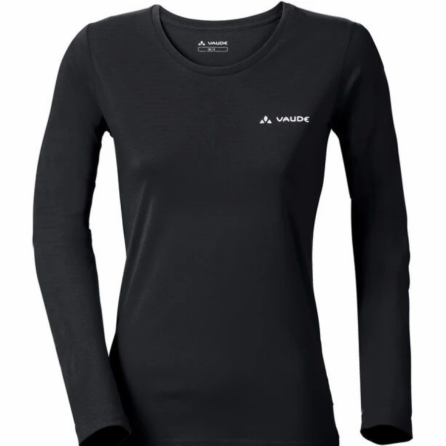 Clearance * Vaude Brand Ls Shirt Women Black