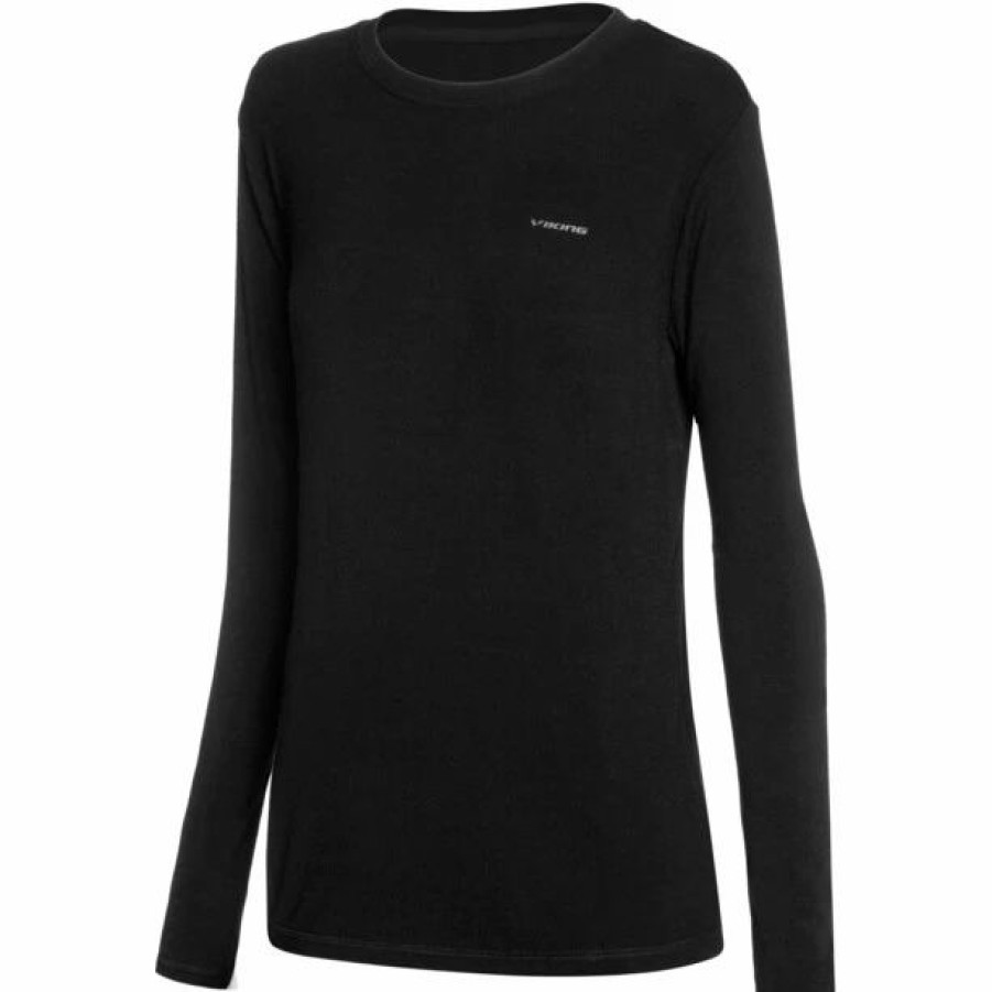 Best * Viking Europe Teres Bamboo Longsleeve Top Women Black