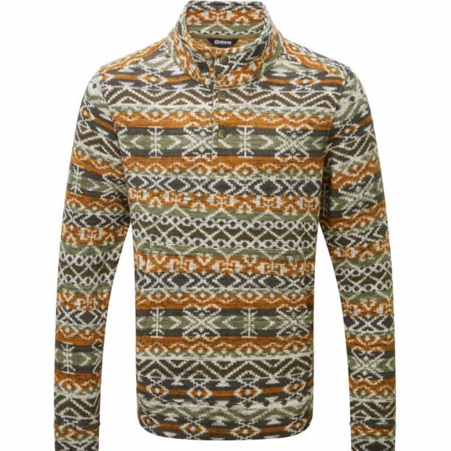 Hot * Sherpa Bhutan Pullover Men Bardiya Sand Multi