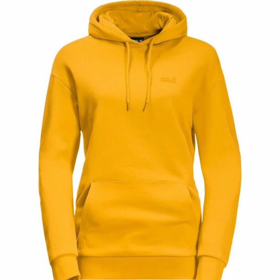 Online * Jack Wolfskin Essential Hoody Women Burly Yellow Xt