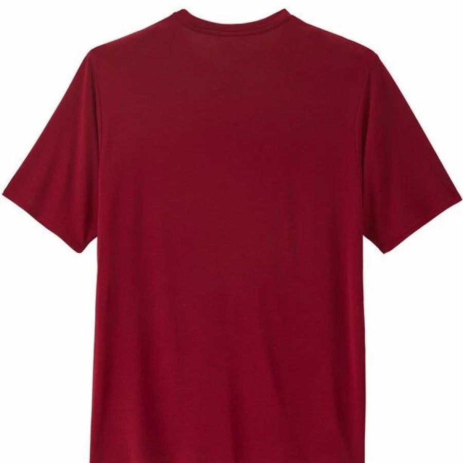 Best * Patagonia Cap Cool Daily Graphic T-Shirt Men Red/Lrdx