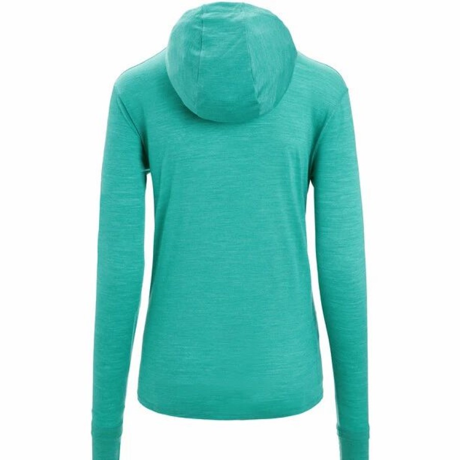 Online * Icebreaker Cool-Lite Ls Hoodie Women Fresh