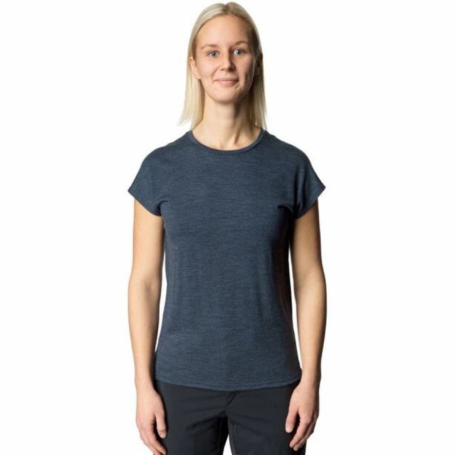 Best * Houdini Activist Tee Women Deep Sea Blue