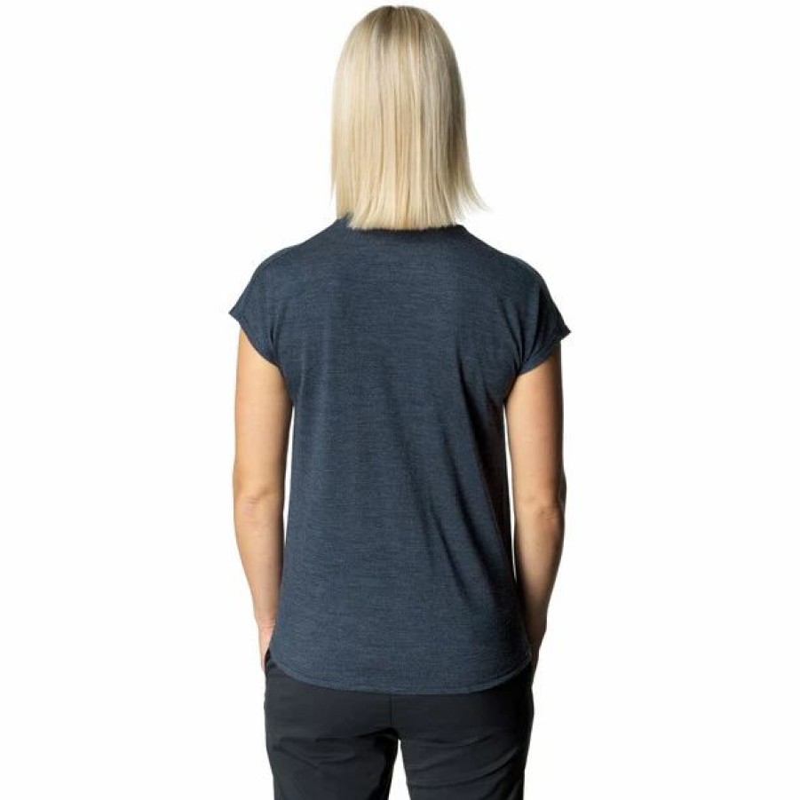 Best * Houdini Activist Tee Women Deep Sea Blue