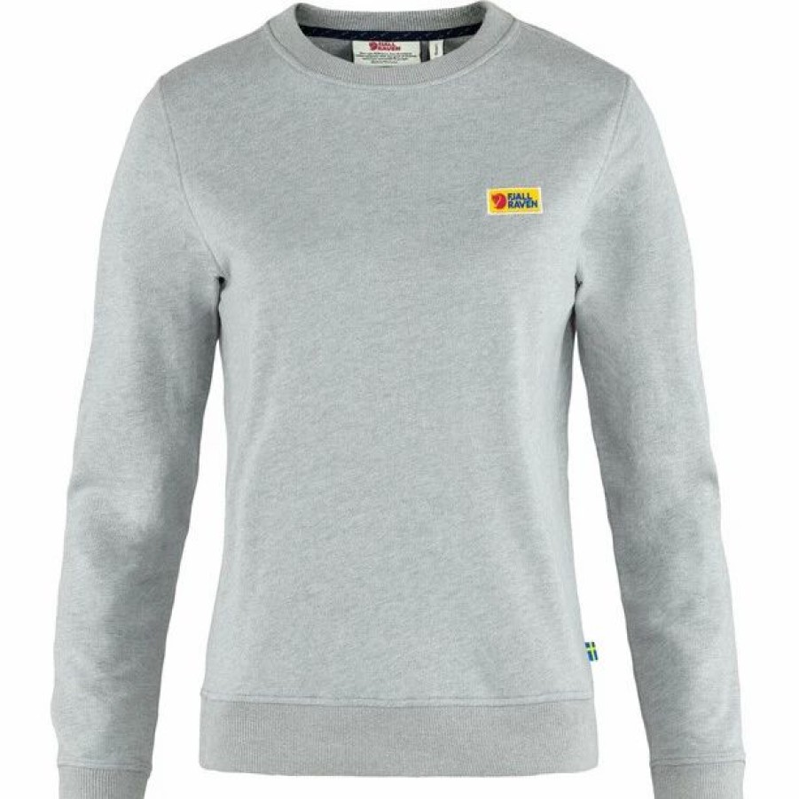 Clearance * Fjallraven Fjallraven Vardag Sweater Women Grey/Melange