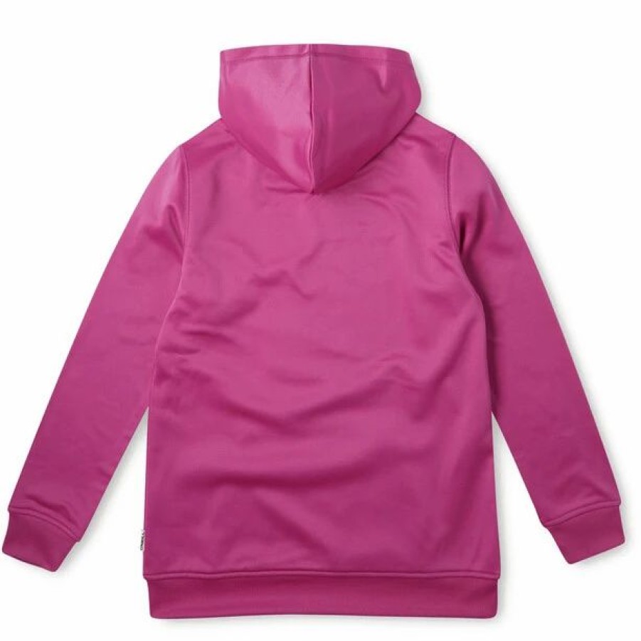 Hot * O'Neill Rutile Hooded Fleece Girls Fuchsia Red