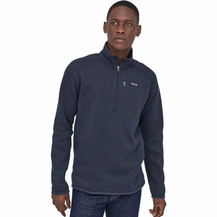 Clearance * Patagonia Better Sweater 1/4 Zip Men New Navy