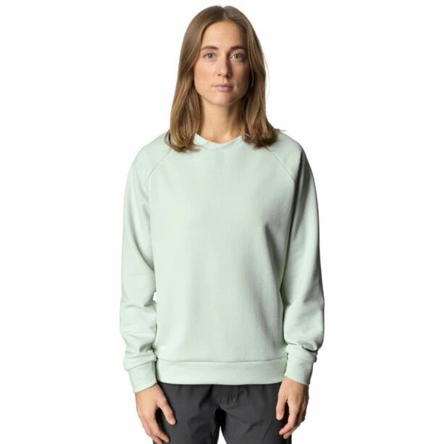 Clearance * Houdini Mono Air Crew Top Women Shore Green