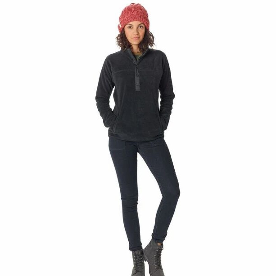 Clearance * Burton Hearth Fleece Pullover Women True Black